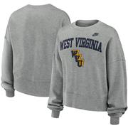 West Virginia Nike Women's Retro Fleece Crew